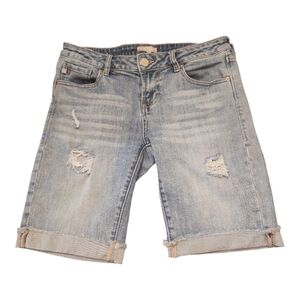 DEAR JOHN Light Blue Denim  Women's Cut Off Jean Shorts Size 25